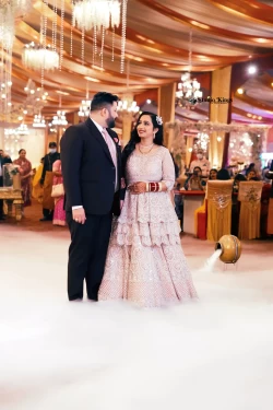 See love blossom as the couple's entrance is in full bloom. Studio Kings Wedding Photography captures the elegance and natural beauty of this special walk.