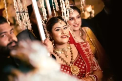 Watch the bride's elegance come to life as she walks down the aisle. Studio Kings Wedding Photography captures the graceful motion and significance of this moment.