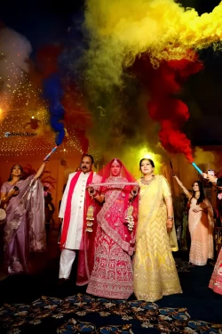 Enter a world of enchantment as the bride takes her unforgettable walk. Studio Kings Photography showcases the magical aura and emotions that fill the air.