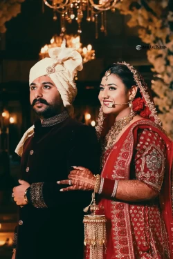 Experience an affectionate embrace in this couple's portrait filled with warmth. Studio Kings Wedding Photography captures the tenderness and deep connection between them.