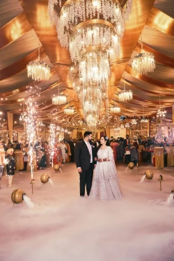 Watch the couple's stylish entry, a journey marked by elegance and grace. Studio Kings Wedding Photography highlights the charisma and allure that make their entrance unforgettable.