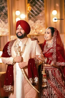 Share in the joyful romance of a couple's portrait filled with laughter. Studio Kings Photography celebrates the carefree smiles and genuine connection they exchange