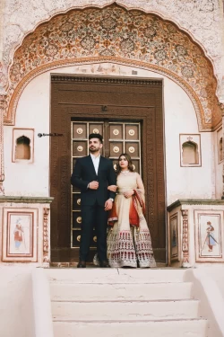 Cherish the serene moments of their love in these pre-wedding portraits. Studio Kings Wedding Photography celebrates the tenderness and depth that foreshadow their wedding day.