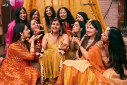 Capture the radiance of a family's heartfelt celebration during the Haldi ceremony. Studio Kings Wedding Photography highlights the love and traditions that mark this occasion.