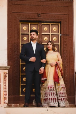 Radiate affection together in these radiant pre-wedding portraits. Studio Kings Wedding Photography captures the joy and warmth that define their connection.