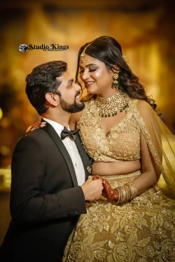 Discover love in every frame of this intimate couple's portrait. Studio Kings Wedding Photography showcases the tenderness and connection that make their bond special.